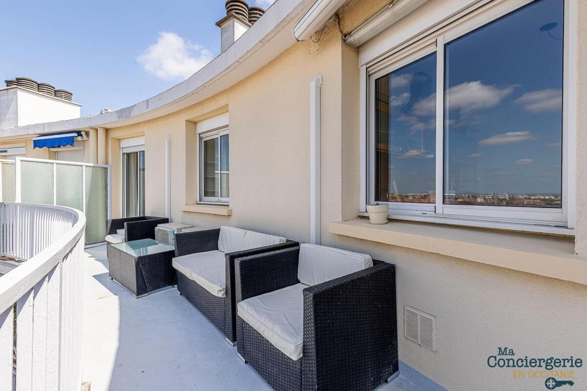 Montaudran Place Dupuy - Vue Panoramique -Metro Τουλούζη Εξωτερικό φωτογραφία